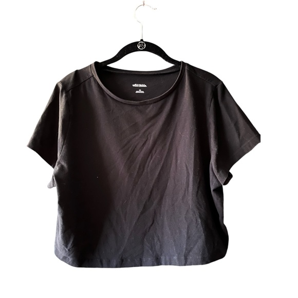 wild fable Tops - 5/$25 Plus Size Black Wild Fable Crop Top